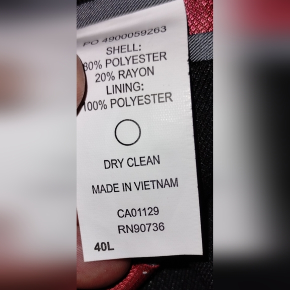 Alfani mens jacket blazer size 40L, like new, slim fit, from Macys - Picture 7 of 12